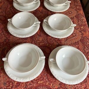 Elegant White Porcelain Tea Set